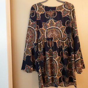 SUMMER LONG SLEEVE DRESS